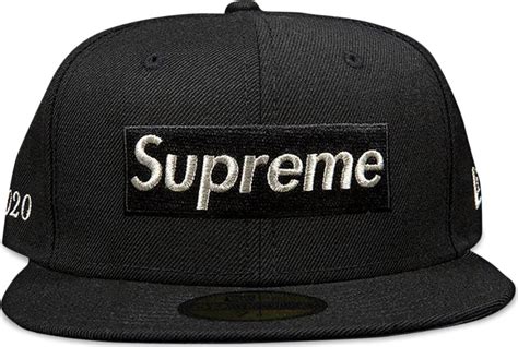 supreme $1m metallic box logo new era|Supreme $1M Metallic Box Logo New Era 'Black' .